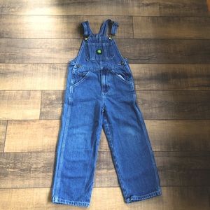 John Deere Denim Overalls Size 7